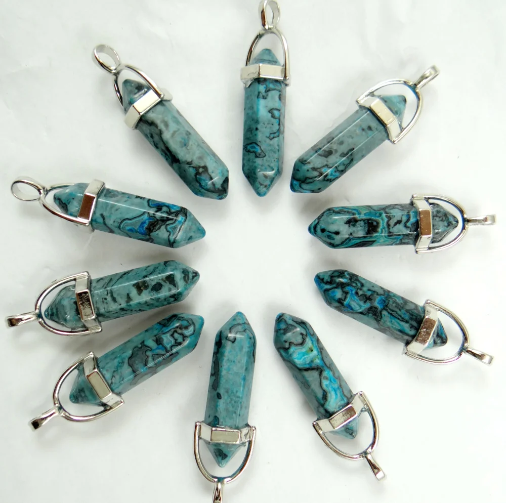 Natural stone Crazy agates crystal Quartz pillar Pendants & necklaces making Jewelry fashion mixed charm Point pendant 24pcs/lot
Natural stone Crazy agates crystal Quartz pillar Pendants & necklaces making Jewelry fashion mixed charm Point pendant 24pcs/lot