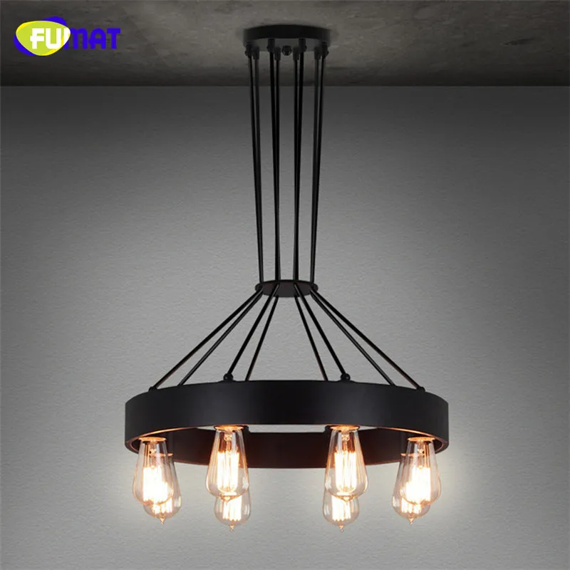 FUMAT Round Iron Hanglamp Industrial Vintage Bar Hanging Light American Country Retro Lamp Dinning Room Living Room Lustre
FUMAT Round Iron Hanglamp Industrial Vintage Bar Hanging Light American Country Retro Lamp Dinning Room Living Room Lustre