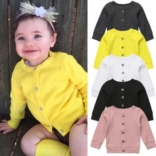 2018 Casual Newborn Kids Baby Girls Boys Autumn Knitted Cardigan Coat Cotton Clothes Unisex Button Long Sleeves O-Neck Tops Coat
2018 Casual Newborn Kids Baby Girls Boys Autumn Knitted Cardigan Coat Cotton Clothes Unisex Button Long Sleeves O-Neck Tops Coat
