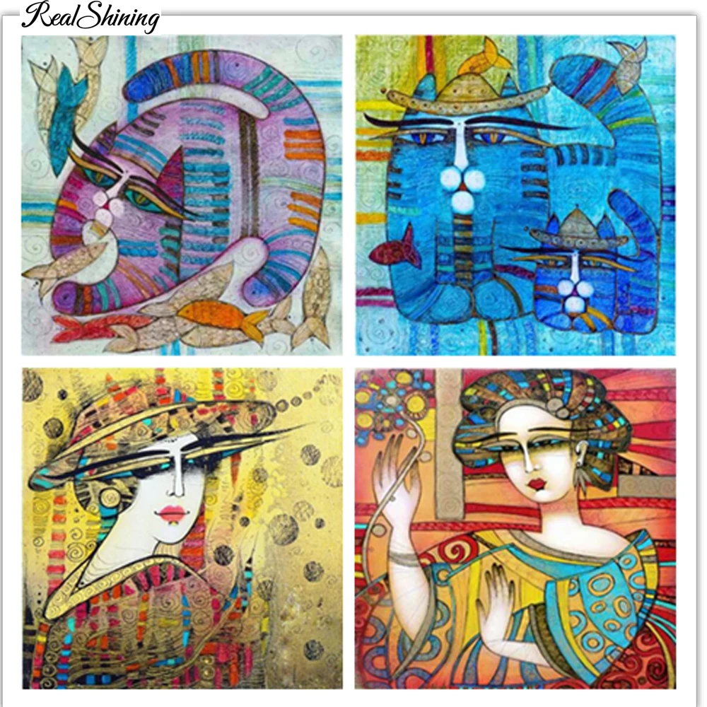REALSHINING Abstract Lady 5D Diy Diamond Painting cross stitch 3D Diamond Embroidery Home Decor Full Square Dill Needlework DE47
REALSHINING Abstract Lady 5D Diy Diamond Painting cross stitch 3D Diamond Embroidery Home Decor Full Square Dill Needlework DE47