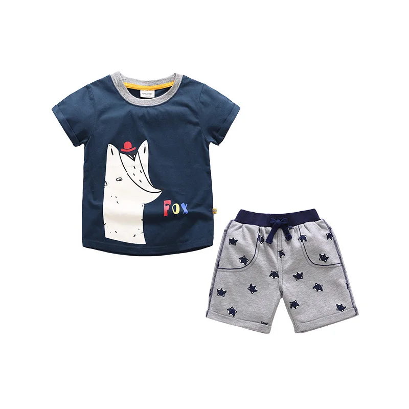 2019 Toddler Boy Clothes Summer Baby Short Sleeve T-shirt + Shorts Trousers Set Children Boys Cartoon Printing Tops Solid Pants
2019 Toddler Boy Clothes Summer Baby Short Sleeve T-shirt + Shorts Trousers Set Children Boys Cartoon Printing Tops Solid Pants