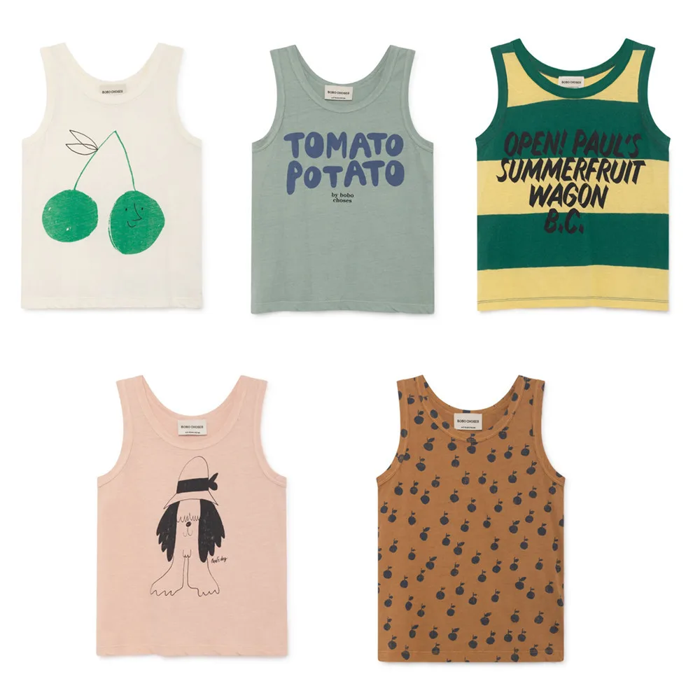 New Arrivals 2019 Kids Summer Vest T-shirt For Boys and Girls Kids Cherry Apple Print Tops Tank
New Arrivals 2019 Kids Summer Vest T-shirt For Boys and Girls Kids Cherry Apple Print Tops Tank