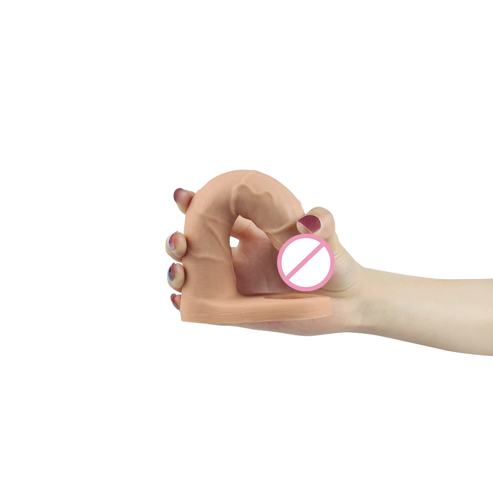 lovetoy Huge Dildo Penis Ring Flesh TPE Strap on Double Penetration Long Anal toy Dildos Sex Products Adult toy Sex toy for men 4 lovetoy Huge Dildo Penis Ring Flesh TPE Strap on Double Penetration Long Anal toy Dildos Sex Products Adult toy Sex toy for men 4