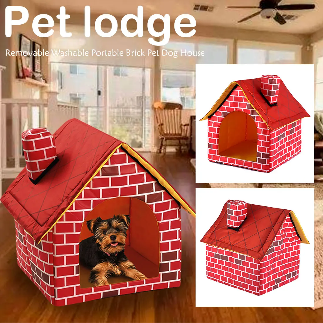 Portable Brick Pet Dog House Warm And Cozy Cat Bed Foldable Travel Kennels For Small Medium Dogs Cat
Portable Brick Pet Dog House Warm And Cozy Cat Bed Foldable Travel Kennels For Small Medium Dogs Cat