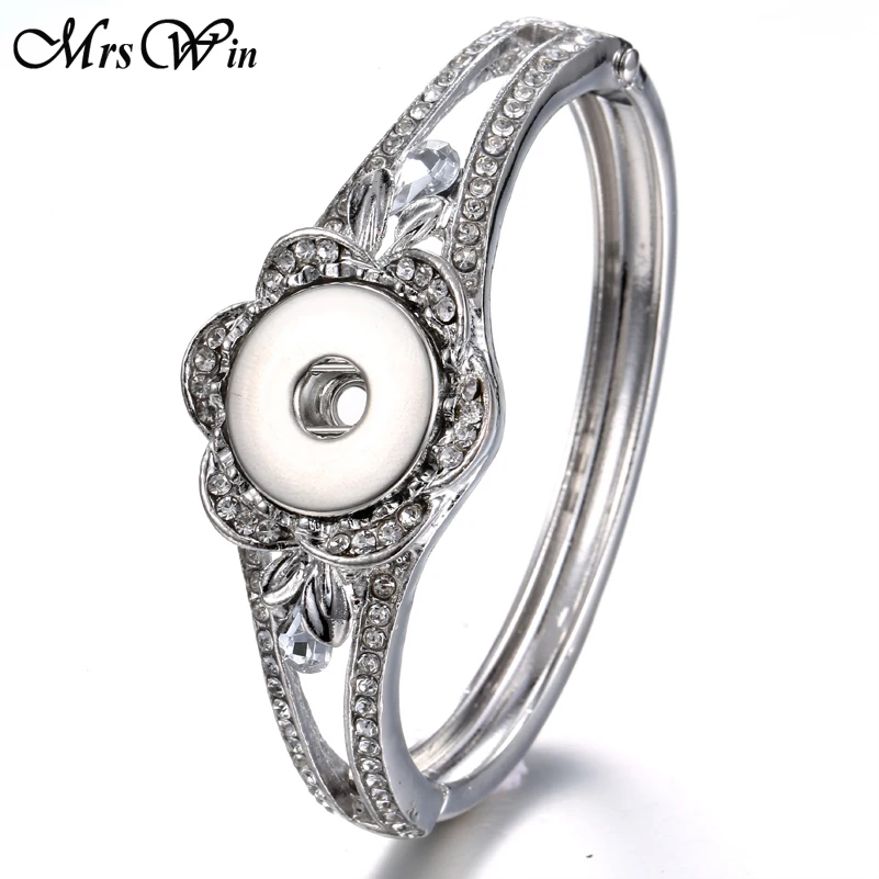 New Snap Bracelet Silver Crystal Snap Cuff Bracelet Bangles fit 18mm snap Buttons jewelry Stainless Steel Bracelets
New Snap Bracelet Silver Crystal Snap Cuff Bracelet Bangles fit 18mm snap Buttons jewelry Stainless Steel Bracelets