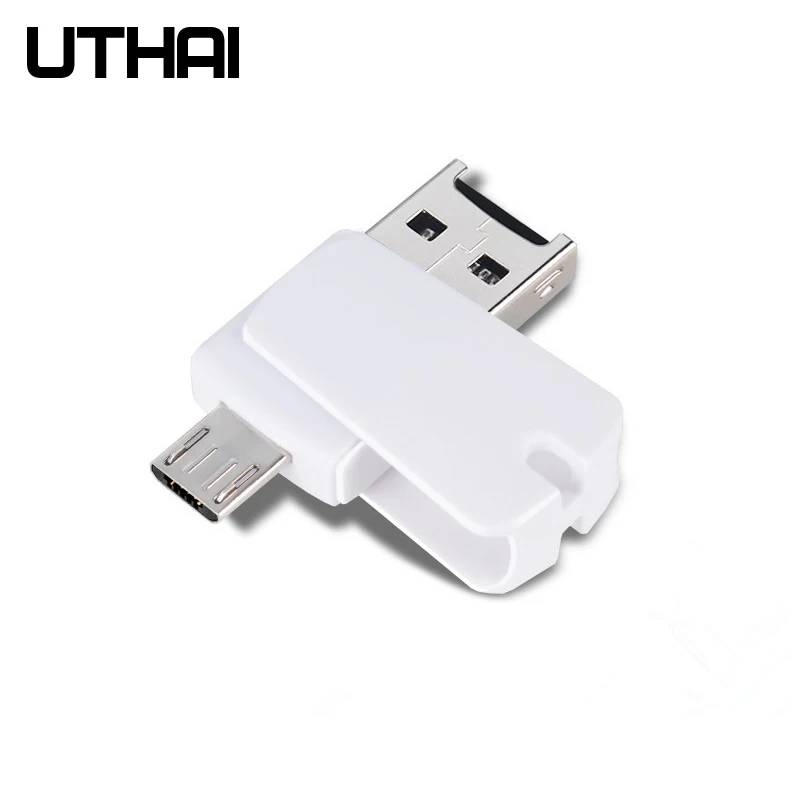 UTHAI C22 TF OTG Card Reader Mobile phones and computers dual-use card reader Compatible with Android, PC, tablet series
UTHAI C22 TF OTG Card Reader Mobile phones and computers dual-use card reader Compatible with Android, PC, tablet series