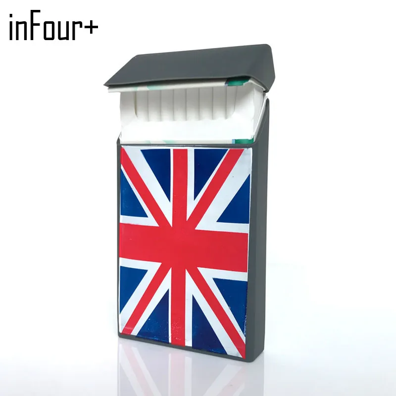 Gray Flag 10.5*5.8*1.4CM Silicone Lady Slims Cigarette Case Smoking Accessories 20 Cigarettes Box Cigarette Holder Tobacco Box
Gray Flag 10.5*5.8*1.4CM Silicone Lady Slims Cigarette Case Smoking Accessories 20 Cigarettes Box Cigarette Holder Tobacco Box