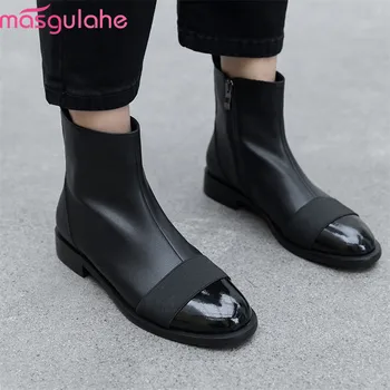 Masgulahe 2019 new arrival women ankle boots round toe zip autumn boots comfortable fashion square low heels casual shoes woman
Masgulahe 2019 new arrival women ankle boots round toe zip autumn boots comfortable fashion square low heels casual shoes woman