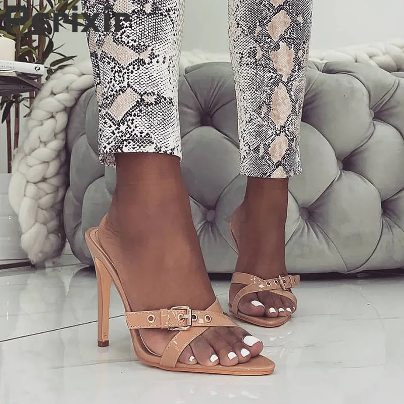 Perixir Woman Sexy PU Band Design Sandals Outdoor Super High Heels Pointed Toe Ladies Summer Shoes 36-41
Perixir Woman Sexy PU Band Design Sandals Outdoor Super High Heels Pointed Toe Ladies Summer Shoes 36-41