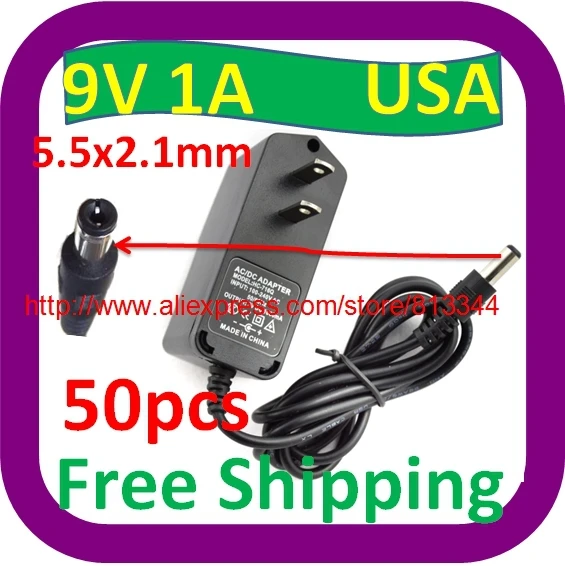 50 pcs Free Shipping Wholesale Cheap 9v 1a 1000ma USA plug AC Power adapter adaptor for Tablet PC CCTV Camera
50 pcs Free Shipping Wholesale Cheap 9v 1a 1000ma USA plug AC Power adapter adaptor for Tablet PC CCTV Camera