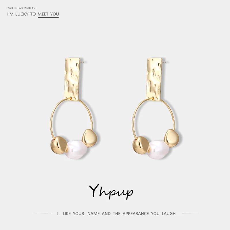 Yhpup Trendy Copper Gold CCB Imitation Pearls Dangle Earrings Hollow Geometric Round Brincos Oorbellen for Girl Party Jewelry
Yhpup Trendy Copper Gold CCB Imitation Pearls Dangle Earrings Hollow Geometric Round Brincos Oorbellen for Girl Party Jewelry