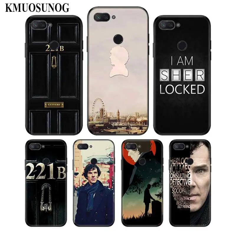 Black Silicone Cover 221B Sherlock Holmes for Xiaomi Redmi Note 8 7 6 5 4X 4 K20 Pro 7A 6A 6 S2 5A Plus Phone Case
Black Silicone Cover 221B Sherlock Holmes for Xiaomi Redmi Note 8 7 6 5 4X 4 K20 Pro 7A 6A 6 S2 5A Plus Phone Case