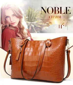 WxfbBaby New Western style ladies hand bags Fashion leather bag women shoulder Bags -Girls alligator black bag torebki damskie
WxfbBaby New Western style ladies hand bags Fashion leather bag women shoulder Bags -Girls alligator black bag torebki damskie