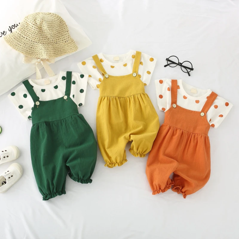 Baby Girls Clothing Set Overalls Toddler Infant Girl Clothes T-shirt Top Bib Pants Romper Ruffles Princess Outfits 1 year
Baby Girls Clothing Set Overalls Toddler Infant Girl Clothes T-shirt Top Bib Pants Romper Ruffles Princess Outfits 1 year