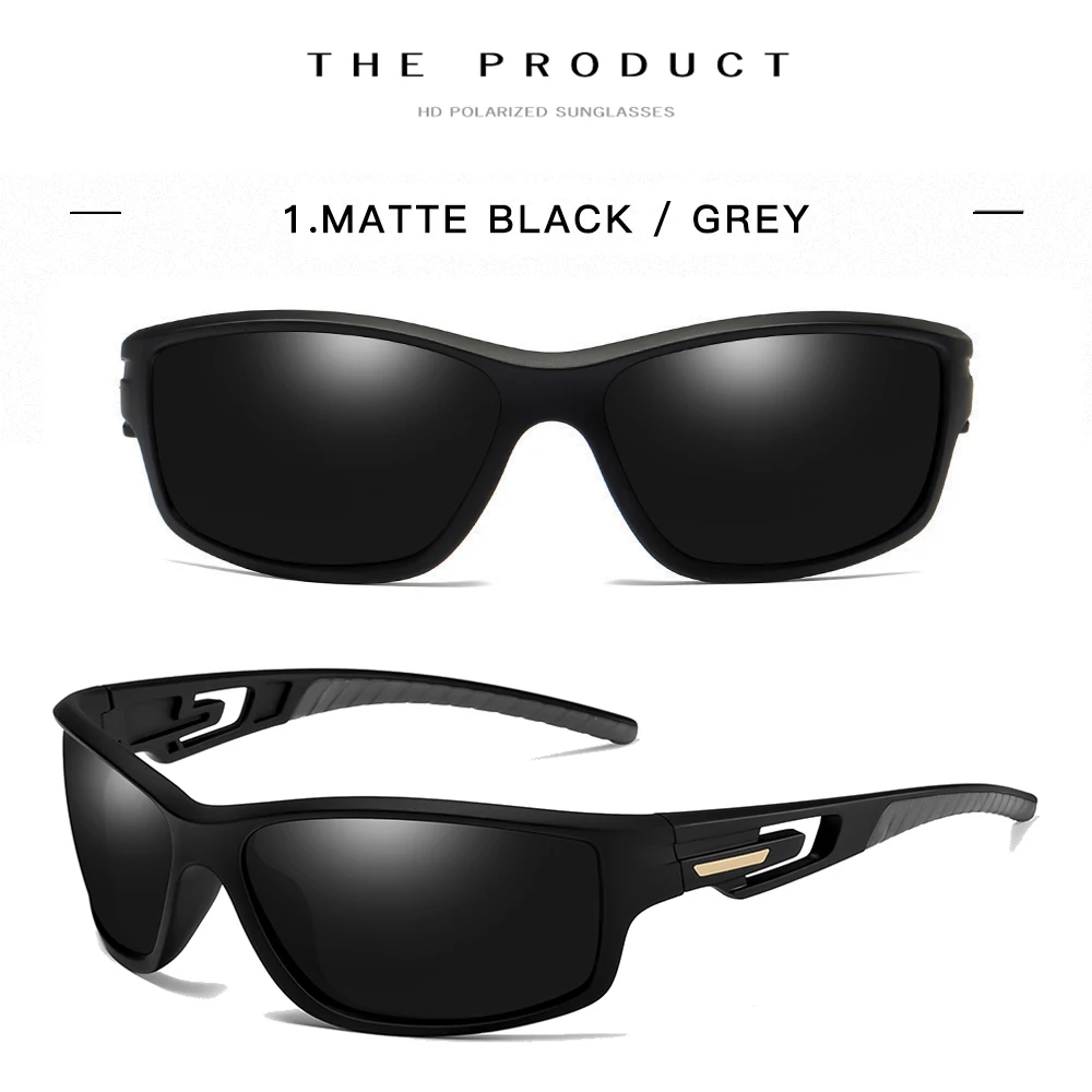 Natuwe&Co Fashion Polarized Sunglasses Men Driving Sports Fishing Frame Sun Glasses UV400 67-45-17-125 mm Natuwe&Co Fashion Polarized Sunglasses Men Driving Sports Fishing Frame Sun Glasses UV400 67-45-17-125 mm