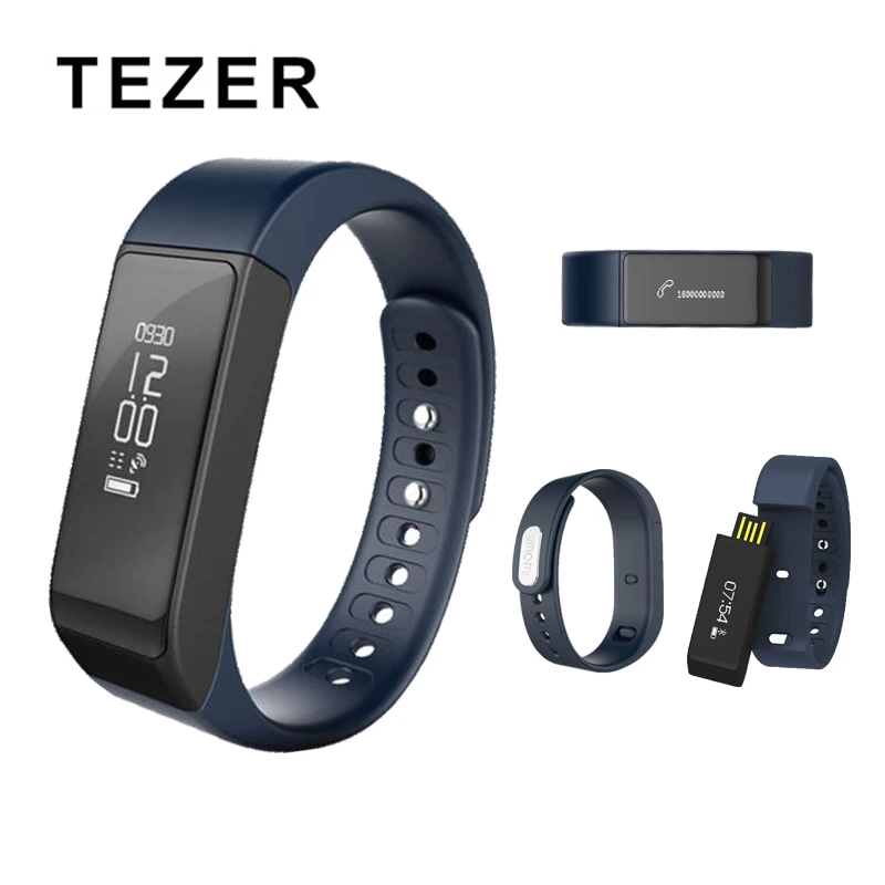 Original Tezer Wireless Bluetooth 4.0 i5plus smart Bracelet FitnessCall SMS Reminder Pedometer Tracker Sports smart wristband
Original Tezer Wireless Bluetooth 4.0 i5plus smart Bracelet FitnessCall SMS Reminder Pedometer Tracker Sports smart wristband