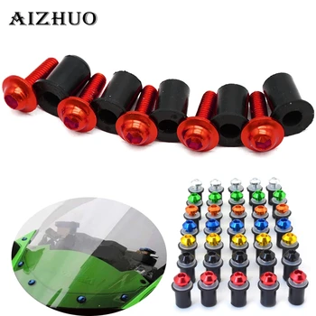 5pcs 6mm Universal Windscreen Windshield Bolts Screw For Honda CBR 600F 600RR 900RR 929RR 1000RR 954RR
5pcs 6mm Universal Windscreen Windshield Bolts Screw For Honda CBR 600F 600RR 900RR 929RR 1000RR 954RR