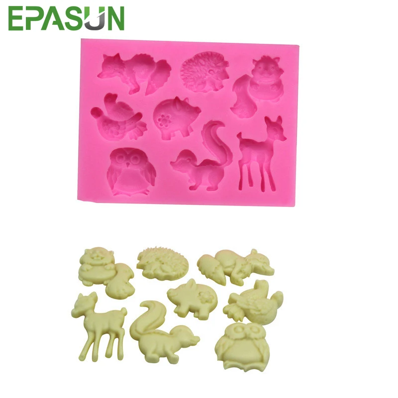 EPASUN Silicone Soap Mold Fondant Animal DIY Soap Making Mould Tool Moldes Silicon Jabon for Para Plaster Sabun Kaliplari
EPASUN Silicone Soap Mold Fondant Animal DIY Soap Making Mould Tool Moldes Silicon Jabon for Para Plaster Sabun Kaliplari