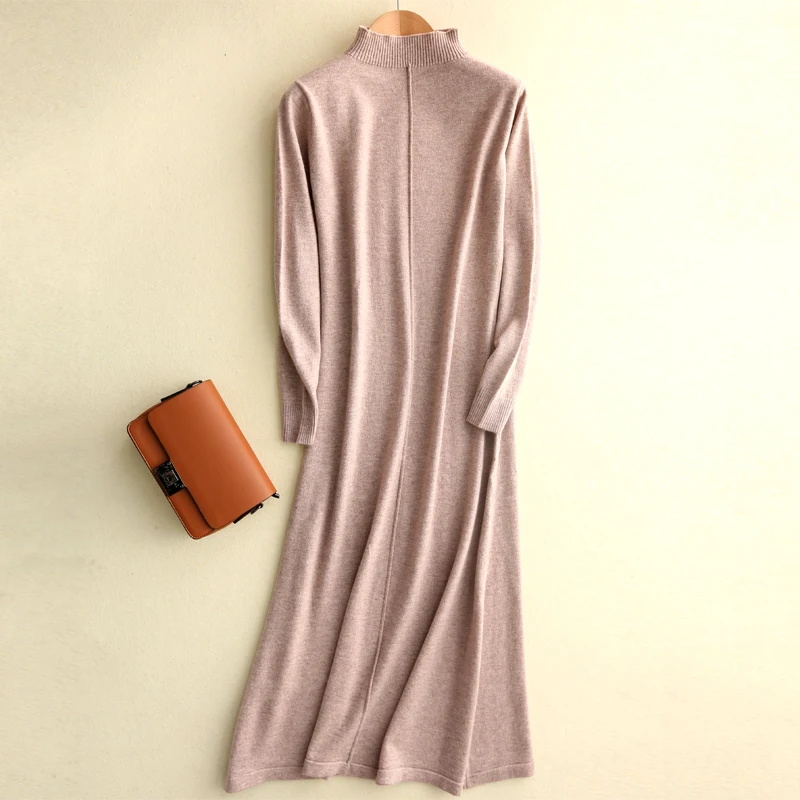 Women Sweater Dress 2019 New Spring Turtleneck Long Sleeve Soft Cashmere Sweater Autumn Winter Female Warm Solid Knit Pullover
Women Sweater Dress 2019 New Spring Turtleneck Long Sleeve Soft Cashmere Sweater Autumn Winter Female Warm Solid Knit Pullover
