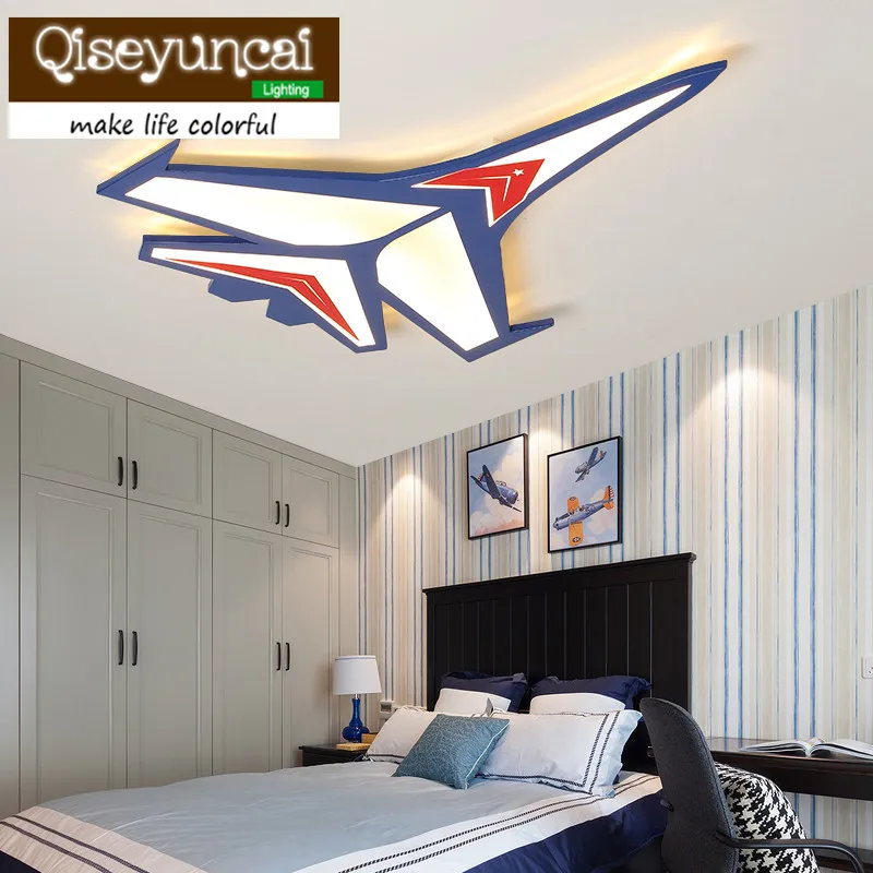 Qiseyuncai 2018 Children's room cartoon airplane blue LED eye protection acrylic ceiling lamp boy bedroom energy saving lamp
Qiseyuncai 2018 Children's room cartoon airplane blue LED eye protection acrylic ceiling lamp boy bedroom energy saving lamp
