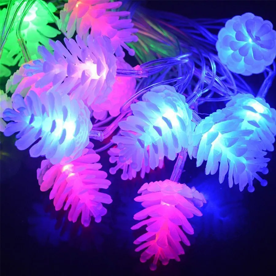 4M 20LEDs Leds Fairy Lights String lights Colorful Pine Cone Christmas tree decoration indoor outdoor Holiday Wedding Party
4M 20LEDs Leds Fairy Lights String lights Colorful Pine Cone Christmas tree decoration indoor outdoor Holiday Wedding Party