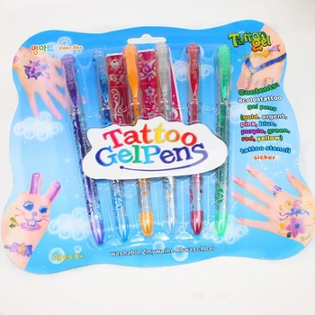 6 Pcs/lot Creative Kids DIY Tattoo Promotional Pen Tattoo Gel Pens Novelty Toy Pen Gifts Tattoo Pen
6 Pcs/lot Creative Kids DIY Tattoo Promotional Pen Tattoo Gel Pens Novelty Toy Pen Gifts Tattoo Pen