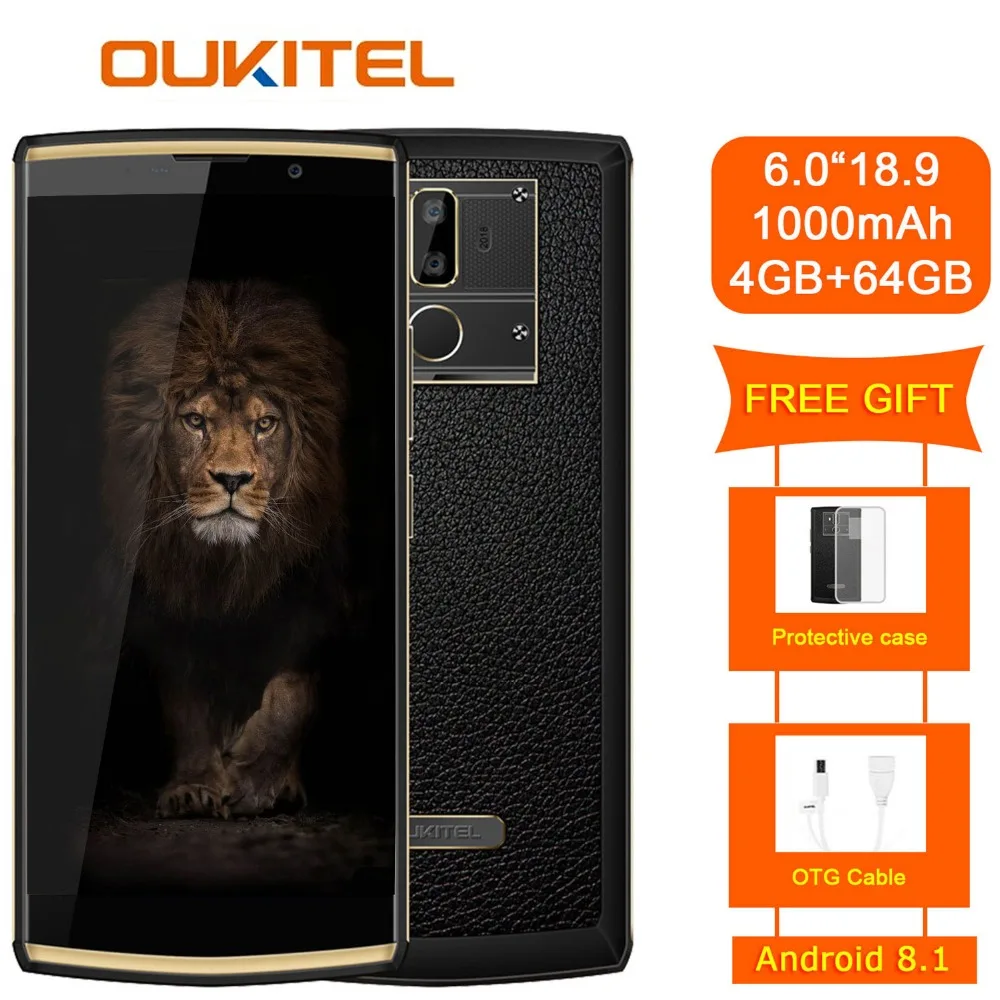 

Oukitel K7 18:9 Full Display 6.0''fhd 4gb Ram 64gb Rom Mt6750t Octa Core 13mp+5mp 10000mah 9v/2a Fingerprint Mobile Phone
