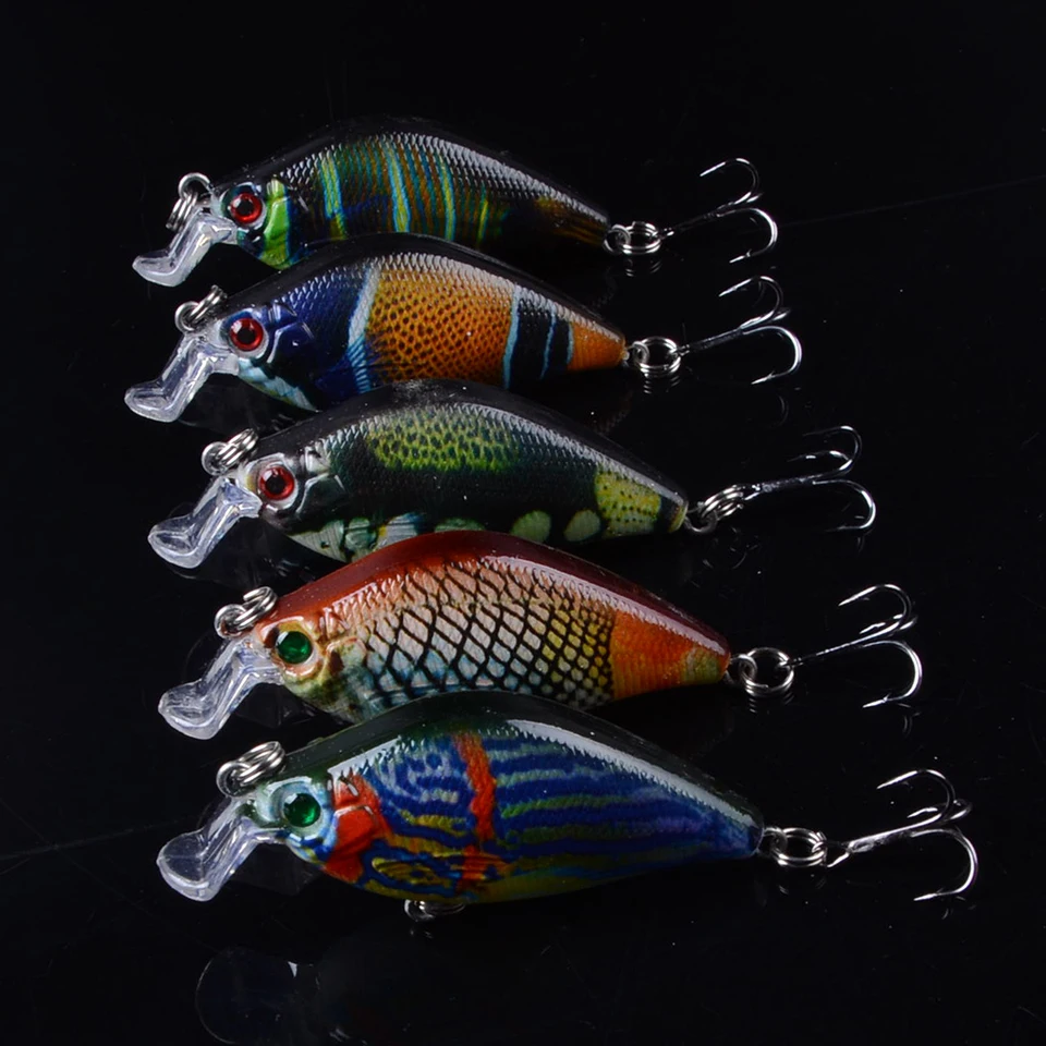 5PCS Fishing Lure Minnow Crankbait VIB Hard Bait Tight Wobble Slow sinking Jerkbait Fishing Tackle 3D Eyes
5PCS Fishing Lure Minnow Crankbait VIB Hard Bait Tight Wobble Slow sinking Jerkbait Fishing Tackle 3D Eyes
