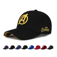Yo-young unissex marvel avengers logotipo bordado casual bonés de beisebol ao ar livre streetwear snapback bonés para adulto boné de caminhoneiro(China)