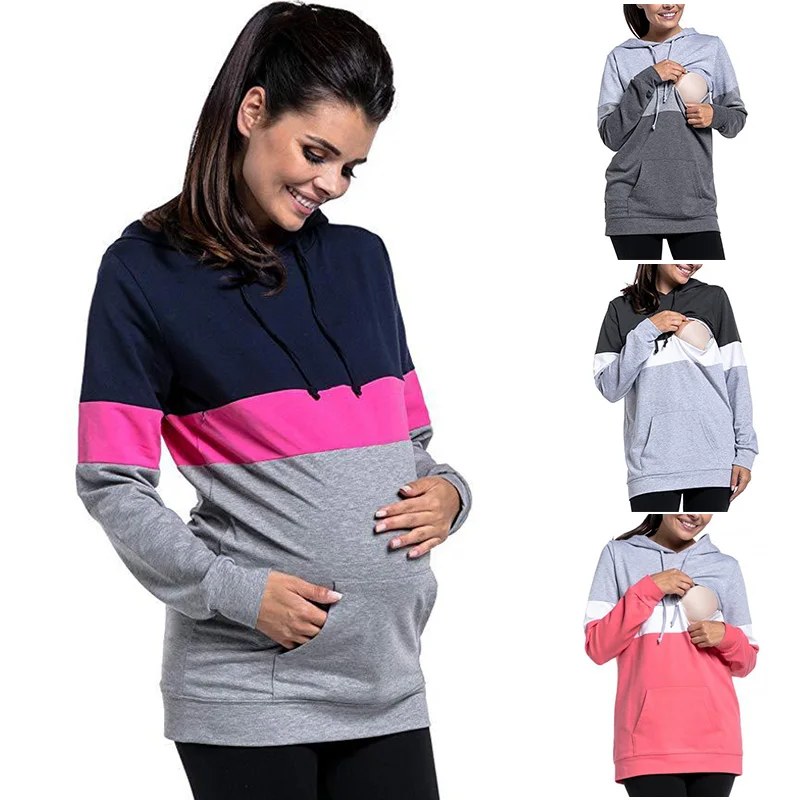Women Maternity Sweatshirt Long Sleeve Pocket Fashion Breastfeeding Pregnant Nursing M09
Women Maternity Sweatshirt Long Sleeve Pocket Fashion Breastfeeding Pregnant Nursing M09