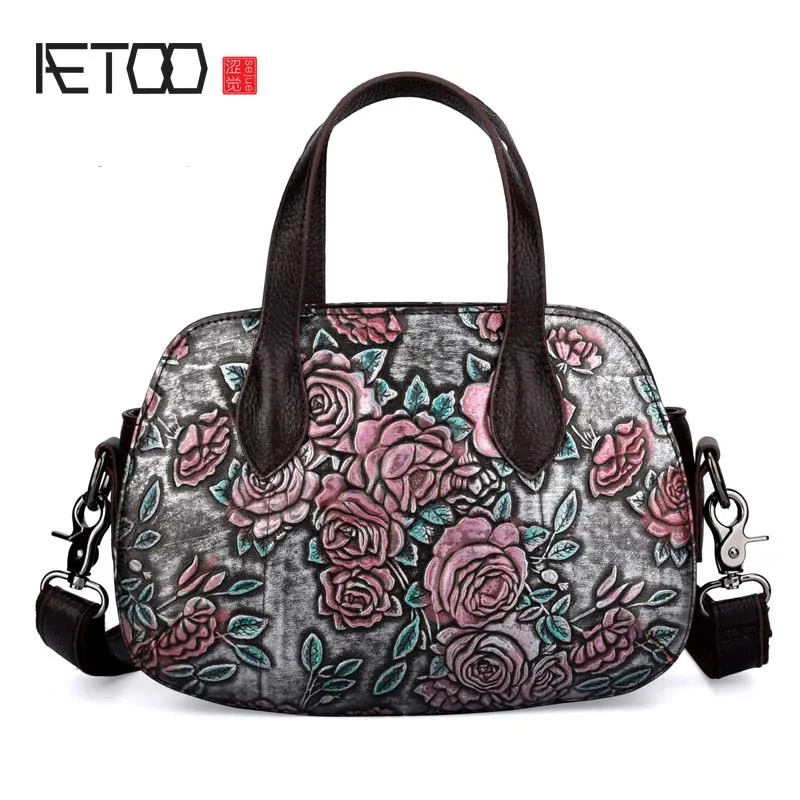 EUMOAN The new embossed rub color bag leather Fashion Casual Lady Shoulder Messenger Bag Genuine Leather Rose Handbag
EUMOAN The new embossed rub color bag leather Fashion Casual Lady Shoulder Messenger Bag Genuine Leather Rose Handbag