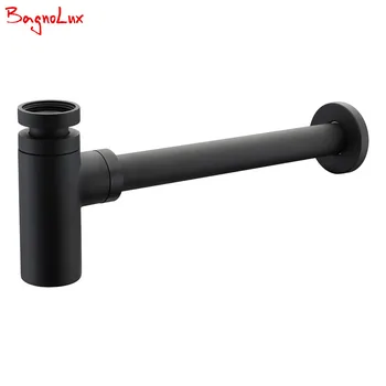 Luxury Matte Black High Quality Brass Euro Basin Bottle Plumbing P-Trap Wash Pipe Waste Bathroom Sink Trap Modern Style Siphon
Luxury Matte Black High Quality Brass Euro Basin Bottle Plumbing P-Trap Wash Pipe Waste Bathroom Sink Trap Modern Style Siphon