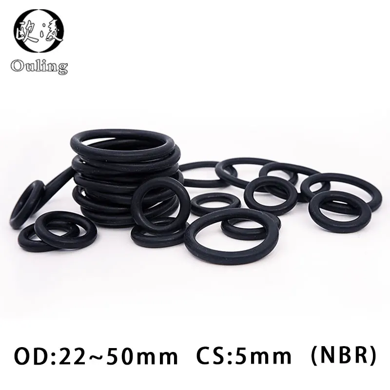20PC/lot Rubber Ring NBR Sealing O-Ring 5mm OD22/25/28/30/32/34/35/36/38/40/42/45/48/50mm Nitrile O Ring Seal Oring Gasket Ring
20PC/lot Rubber Ring NBR Sealing O-Ring 5mm OD22/25/28/30/32/34/35/36/38/40/42/45/48/50mm Nitrile O Ring Seal Oring Gasket Ring