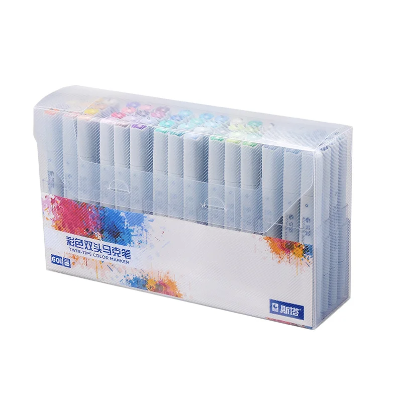 

Sta Art Marker Brush pen Set 12/24/36/48/60 Colors Double Head Artist Sketch Oily Alcohol Based Markers for Animation Manga
