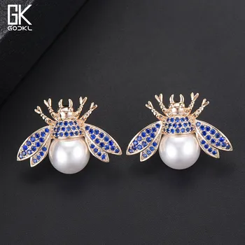 GODKI Trendy Vintage Insect Simulated Pearl Stud Earrings For Women Wedding Cubic Zircon Punk Rock Retro Circle Earring Piercing
GODKI Trendy Vintage Insect Simulated Pearl Stud Earrings For Women Wedding Cubic Zircon Punk Rock Retro Circle Earring Piercing