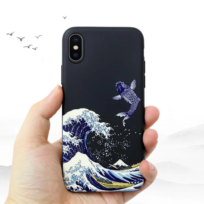 3D Emboss Silicone Phone Case for iPhone 8 7 Plus XS MAX XR X 10 Soft TPU Silicone Cover for 8Plus 7Plus coque
3D Emboss Silicone Phone Case for iPhone 8 7 Plus XS MAX XR X 10 Soft TPU Silicone Cover for 8Plus 7Plus coque