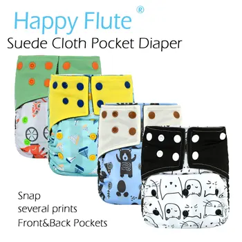 Happy Flute OS Suede Cloth Pocket Diaper,with back and front pockets,waterproof and breathable for 3-15kg baby
Happy Flute OS Suede Cloth Pocket Diaper,with back and front pockets,waterproof and breathable for 3-15kg baby