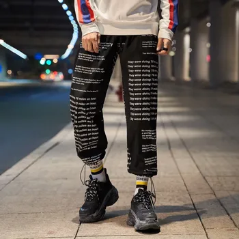 Letters Printed cargo Pants Men 3d Print English Mens Joggers Sweatpants Hip Hop High Street Multiple pockets pants US Size
Letters Printed cargo Pants Men 3d Print English Mens Joggers Sweatpants Hip Hop High Street Multiple pockets pants US Size