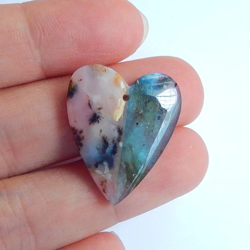 Semiprecious stone Jewelry,birthday present,Pink Opal,Labradorite fashion women Pendant Bead,25x21x5mm,3.8g
Semiprecious stone Jewelry,birthday present,Pink Opal,Labradorite fashion women Pendant Bead,25x21x5mm,3.8g