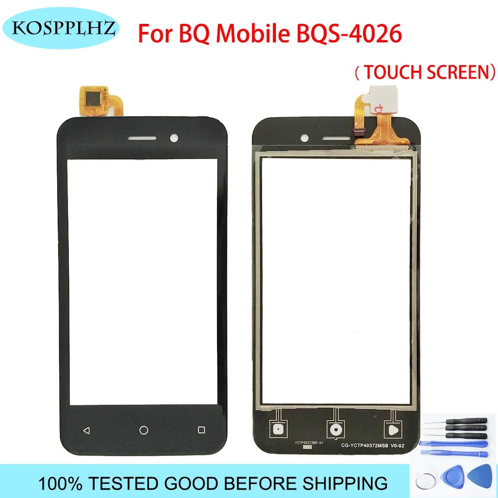 Black 4inch front outer glass For BQ mobile BQ-4026 BQS-4026 Touch Screen Touch Panel Lens Replacement BQS 4026 BQ4026 + Tools
Black 4inch front outer glass For BQ mobile BQ-4026 BQS-4026 Touch Screen Touch Panel Lens Replacement BQS 4026 BQ4026 + Tools