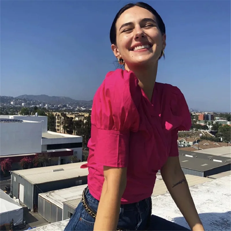 Summer 2019 cute crop top female Retro V neck Women's Wrap Lace Shirt Bohemian Multi-ShiRT wild blouse for womens shirt tops
Summer 2019 cute crop top female Retro V neck Women's Wrap Lace Shirt Bohemian Multi-ShiRT wild blouse for womens shirt tops