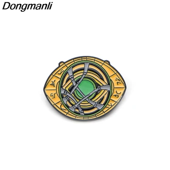 P2904 Dongmanli wholesale 20pcs/lot Doctor Strange Eye Of Agamotto Metal Enamel Pins and Brooches for Women Men Lapel pin
P2904 Dongmanli wholesale 20pcs/lot Doctor Strange Eye Of Agamotto Metal Enamel Pins and Brooches for Women Men Lapel pin