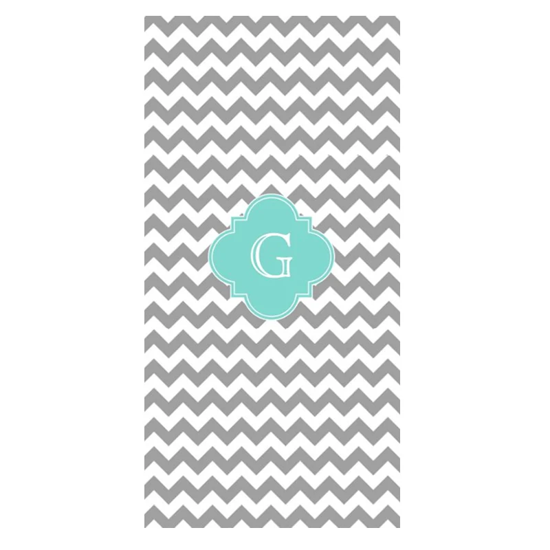 Stylish Fashion Grey White Chevron Beach Travel Towel Custom Aqua Quatrefoil Monogram Shower Swimming Towels Girl Women Gift
Stylish Fashion Grey White Chevron Beach Travel Towel Custom Aqua Quatrefoil Monogram Shower Swimming Towels Girl Women Gift
