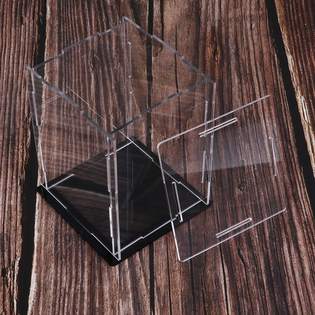 Modern Acrylic Toy Display Show Case Dustproof Box Ornament Protection Tool 158x108x100mm