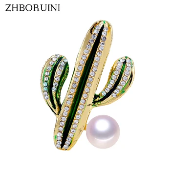 ZHBORUINI 2019 New Natural Pearl Brooch Cactus Pearl Breastpin Freshwater Pearl Jewelry For Women Birthday Gift Accessories
ZHBORUINI 2019 New Natural Pearl Brooch Cactus Pearl Breastpin Freshwater Pearl Jewelry For Women Birthday Gift Accessories