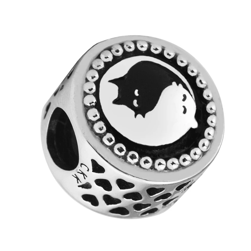 Fit Pandora Bracelets DIY Beads for Jewelry Making Sterling-Silver-Jewelry Yin & Yang Cats Charms Silver 925 Berloque
Fit Pandora Bracelets DIY Beads for Jewelry Making Sterling-Silver-Jewelry Yin & Yang Cats Charms Silver 925 Berloque