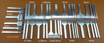 

42pcs Leather Craft Sewing Stitching Pro Line Lacing Chisel Pricking Iron Punch Tool Set Kit Edger Creaser Groover Skiver Bevele