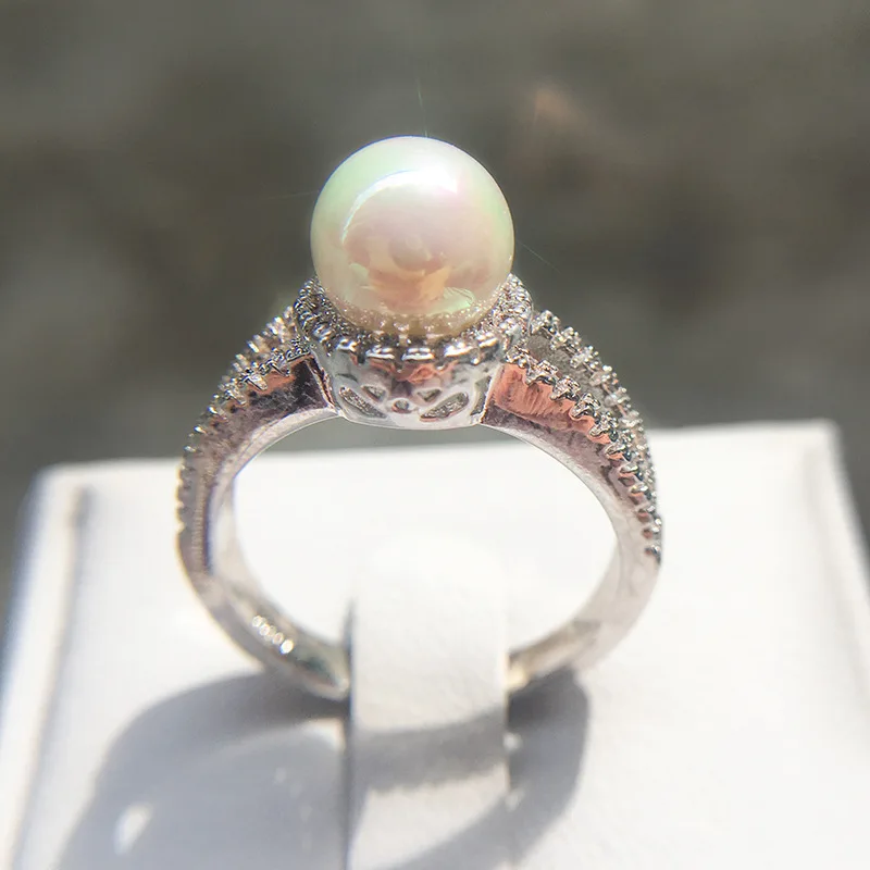 New Collection Authentic 925 Sterling Silver Elegant Fresh Water Pearl finger Rings for Women Crystal Wedding Jewelry
New Collection Authentic 925 Sterling Silver Elegant Fresh Water Pearl finger Rings for Women Crystal Wedding Jewelry