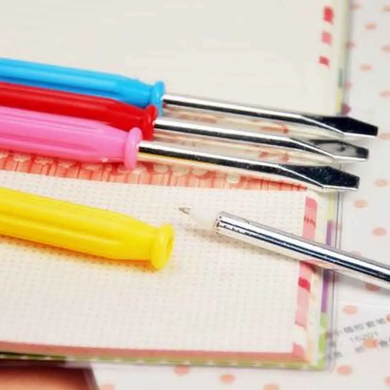 1PCS Details about Screwdriver Shape Ballpoint Pen Novelty Student Writing Equipment
1PCS Details about Screwdriver Shape Ballpoint Pen Novelty Student Writing Equipment