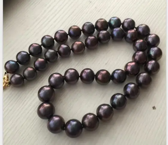 gorgeous AAA 11-12mm freshwater round black red pearl necklace 18inch 925silver
gorgeous AAA 11-12mm freshwater round black red pearl necklace 18inch 925silver